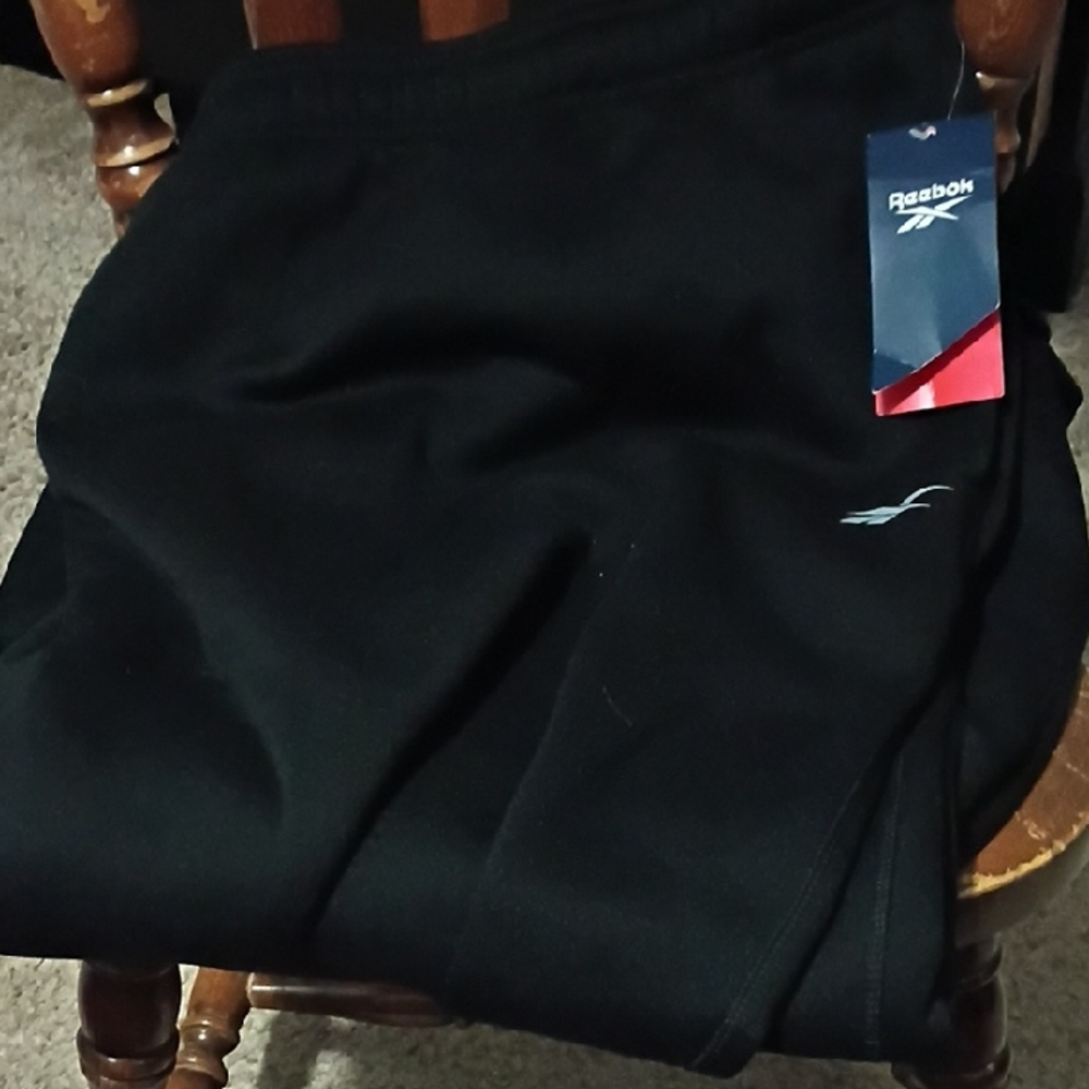 Reebok Men's Black Joggers Sweatpants